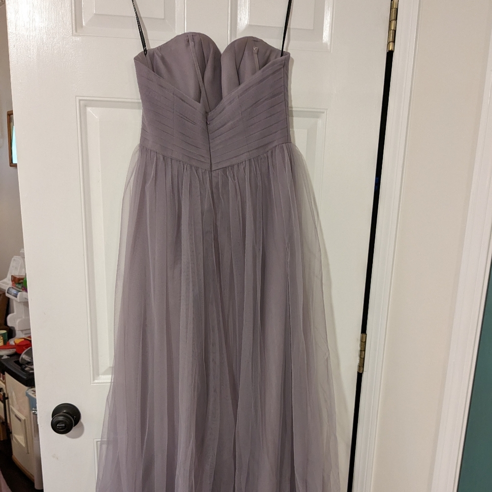 Full length gown; lavendar purple; - Picture 8 of 11